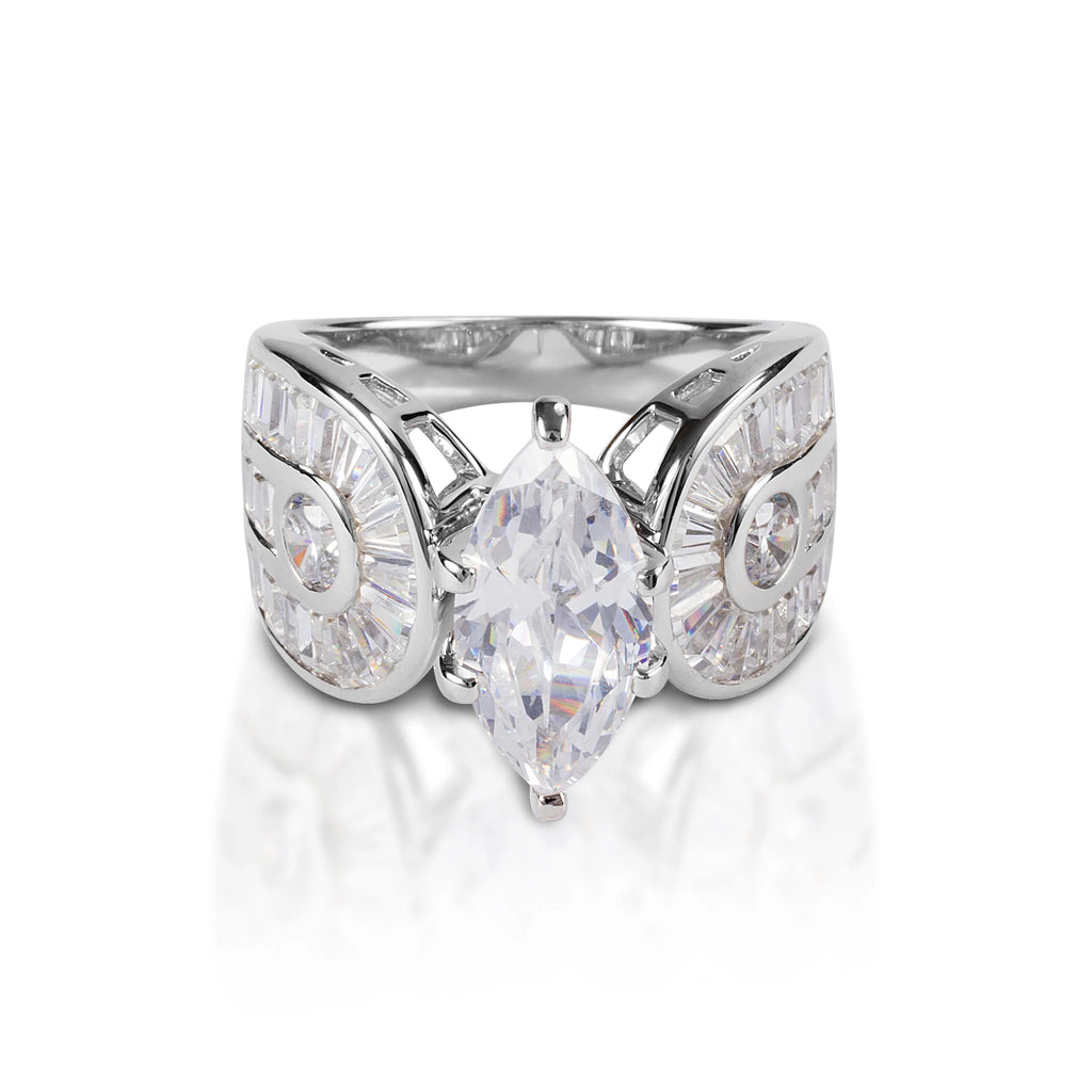 Kelly Herd® Horseshoe Marquise Statement Ring - Cox Ranch Supply