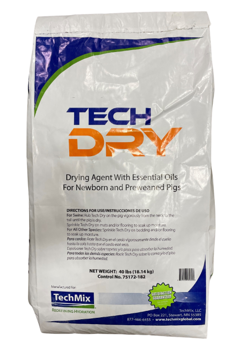 Tech Dry™ Drying Powder for Livestock and Facilities 40 lb. – Cox Ranch ...