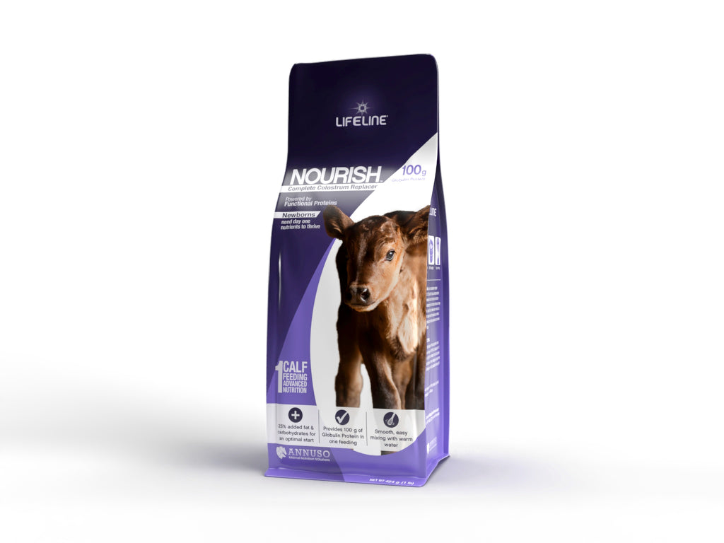 Lifeline® Nourish™ 100 Complete Colostrum Replacer for Calves - Cox Ranch Supply