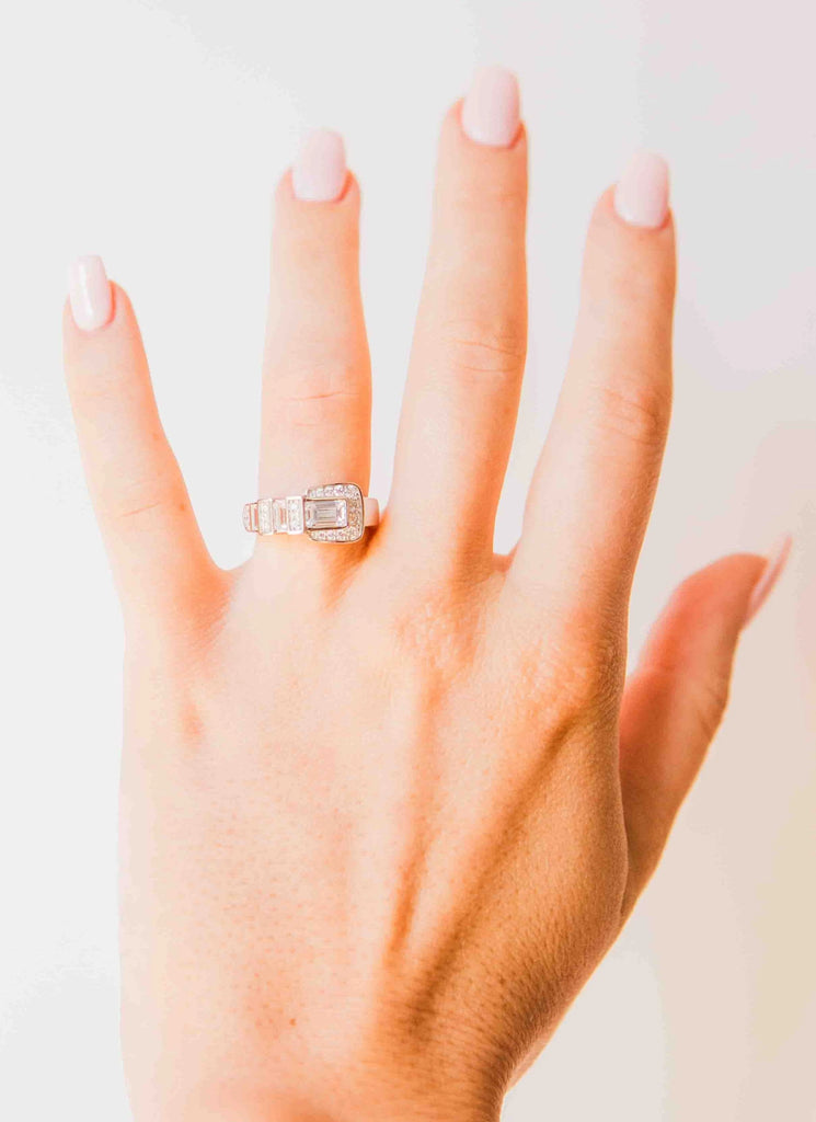 Kelly Herd® Pave Buckle Ring - Cox Ranch Supply