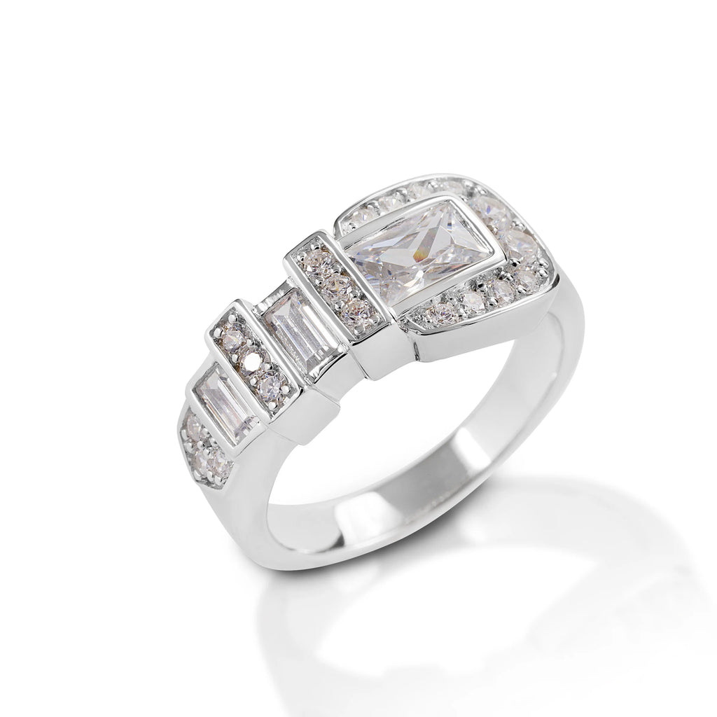 Kelly Herd® Pave Buckle Ring - Cox Ranch Supply