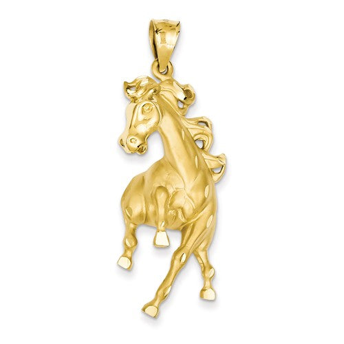 Horse Pendant Running Horse Pendant in 14K Yellow Gold