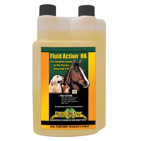 Finish Line™ Fluid Action® HA Premium Joint Care Liquid for Horses and Pets