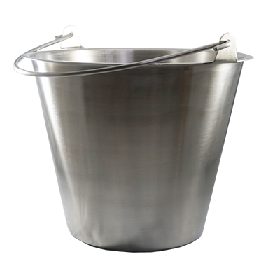 Stainless Steel 13 Quart All Purpose Bucket by Jorgensen - Cox Ranch Supply