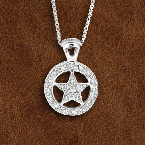 Kelly Herd® Texas Star Necklace 18mm Large with 16 - 18" adjustable chain - Cox Ranch Supply