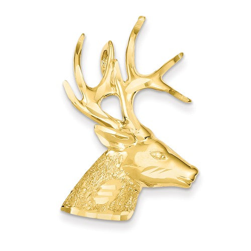 Deer Head Pendant in 14K Yellow Gold – Cox Ranch Supply