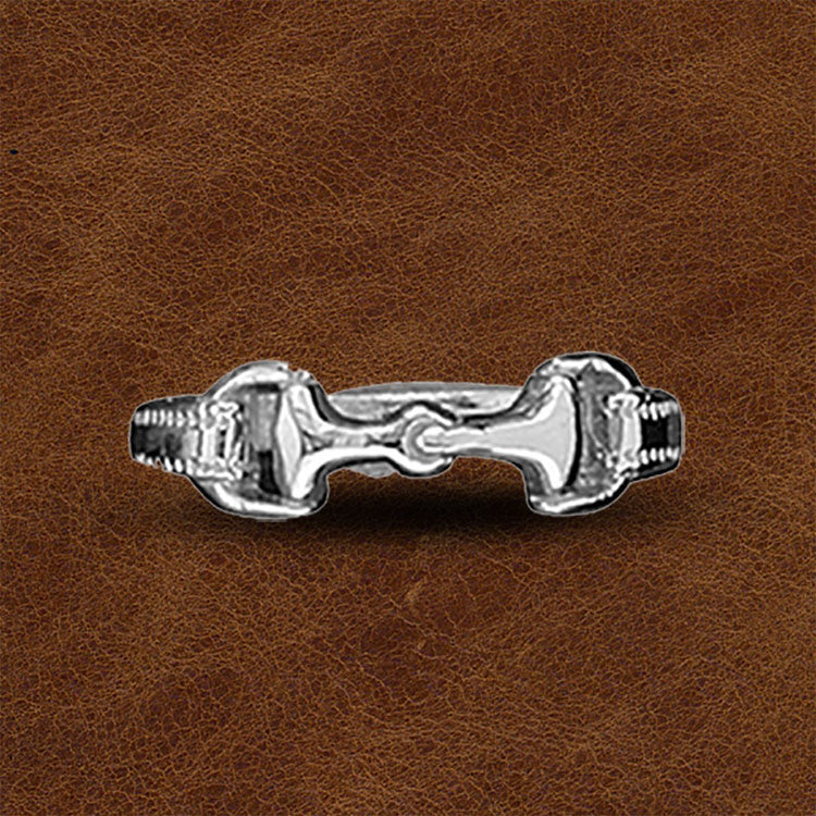 Kelly Herd® Snaffle Bit Ring 8mm in Sterling Silver - Cox Ranch Supply