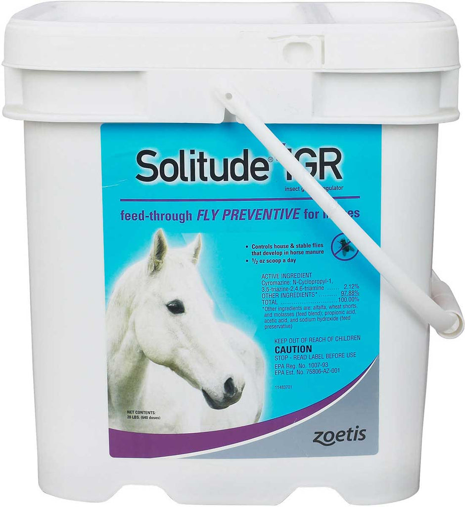 Solitude IGR®Pellets Feed Through Fly Control for Horses - Cox Ranch Supply