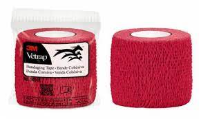 VetRap™ Roll 2" x 5 yards Red Self-Adhering Bandaging Wrap by 3M® - Cox Ranch Supply